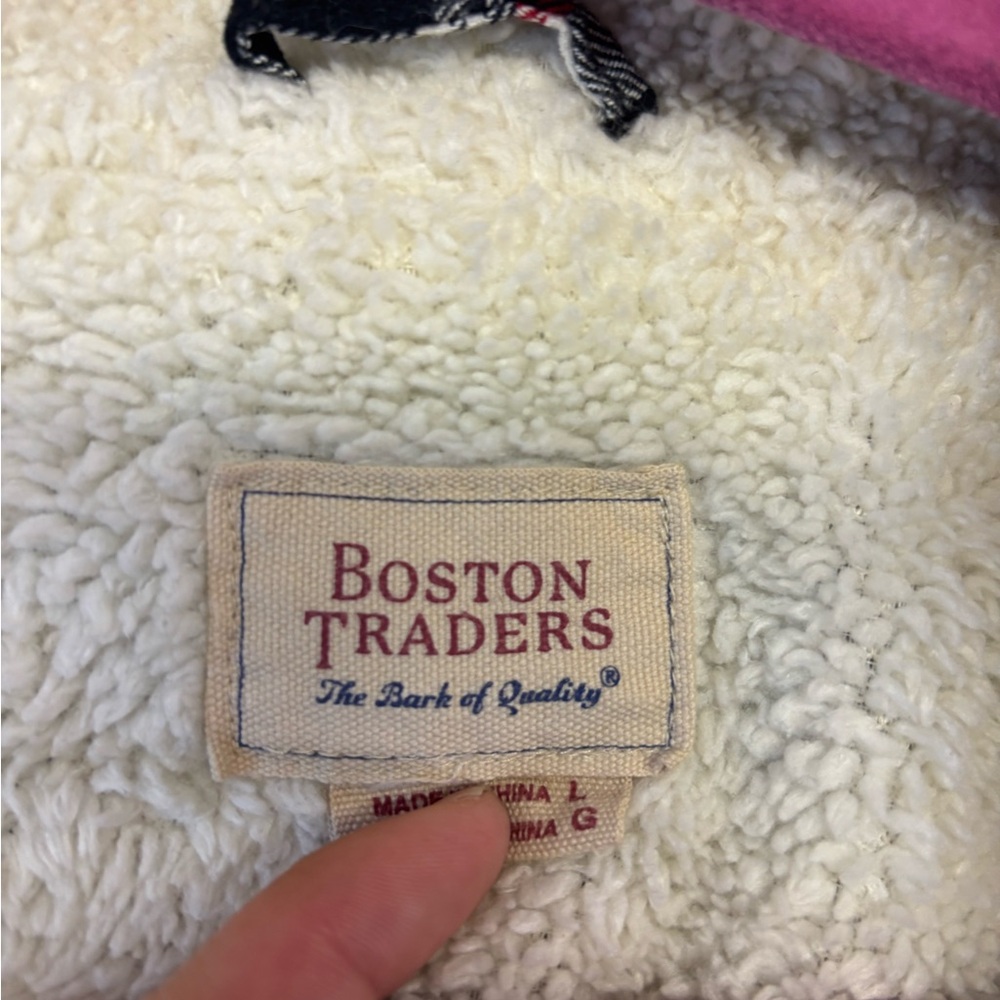 Boston Traders Black and Red Plaid Teddy Jacket - Picture 2 of 2